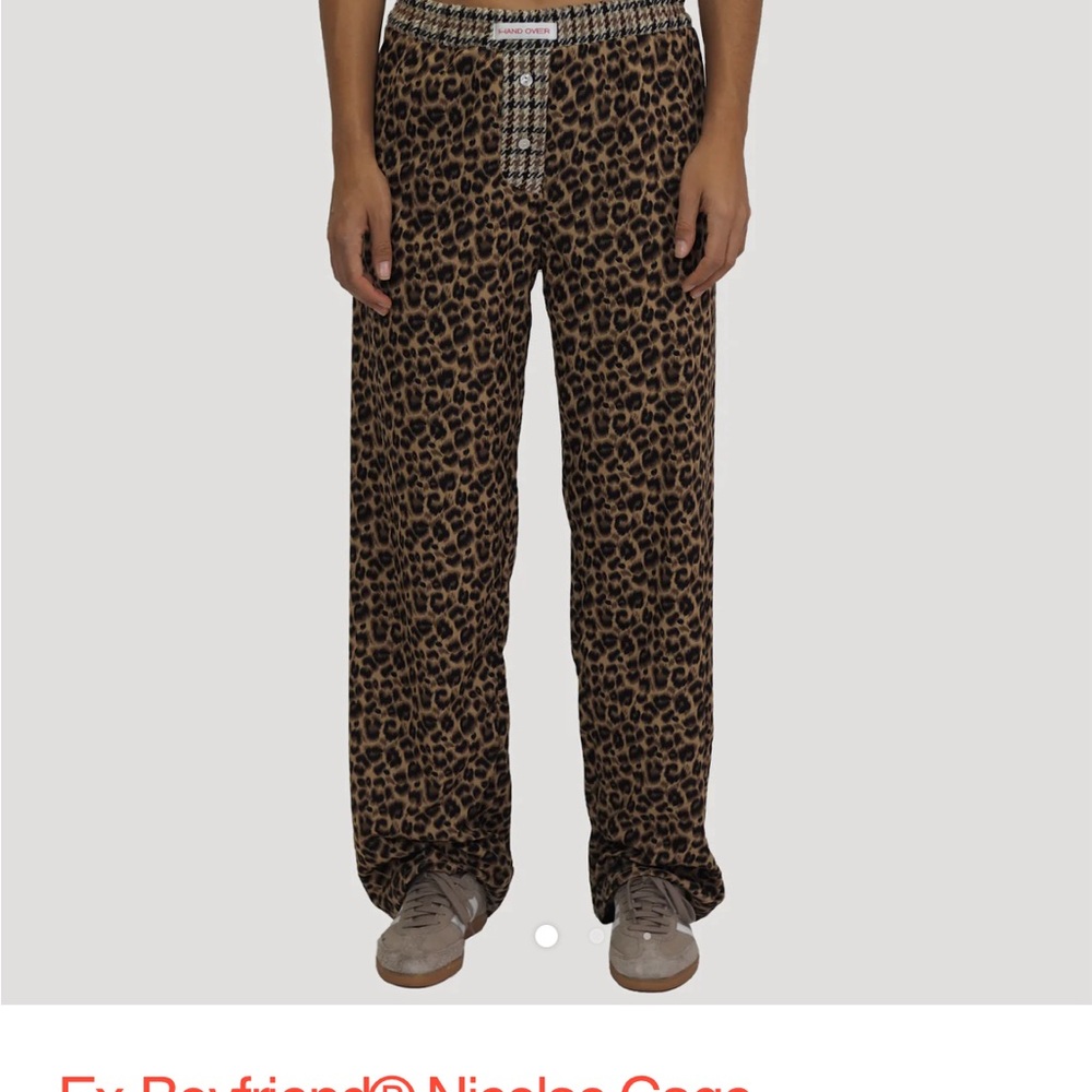 Handover Ex Boyfriend “Nicholas Cage” Leopard Print Boxer Pants size XL.